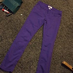 Purple Skinny Jeans